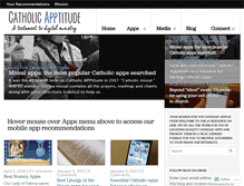 Tablet Screenshot of catholicapptitude.org